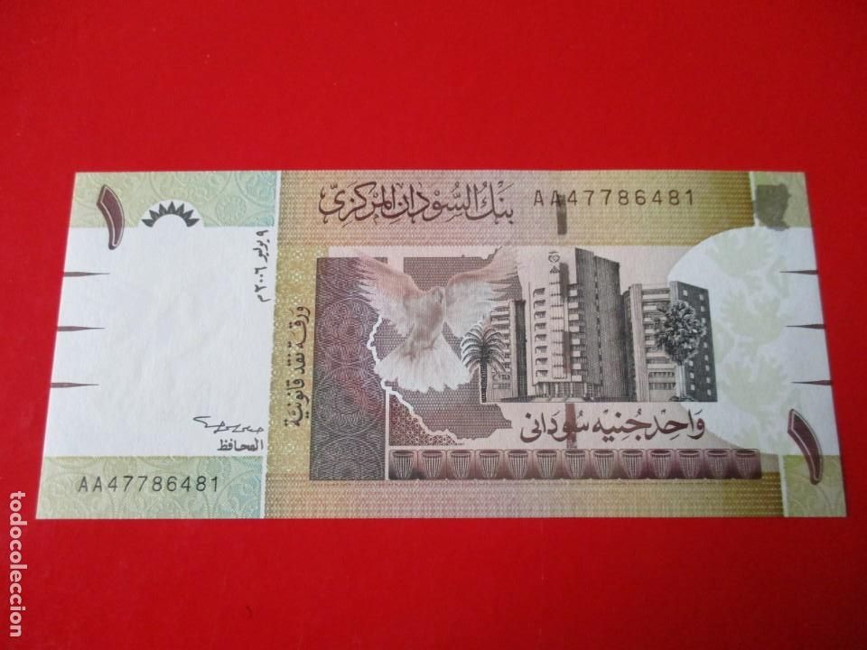 Billetes extranjeros: Sudan. billete de 1 libra 2006 - Foto 2