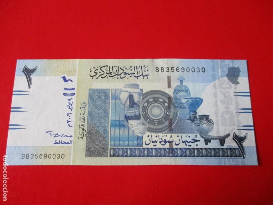 Billetes extranjeros: Sudan. billete de 2 libras 2006 - Foto 1