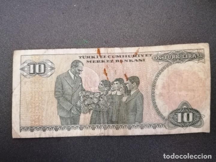 Billetes extranjeros: Billetes de Turqu&iacute;a a&ntilde;o 1970 - Foto 2