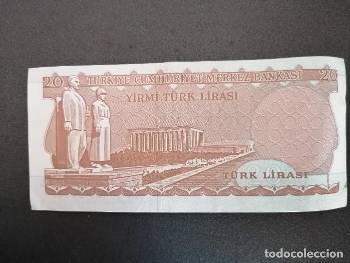 Billetes extranjeros: Billetes de Turqu&iacute;a a&ntilde;o 1970 - Foto 4