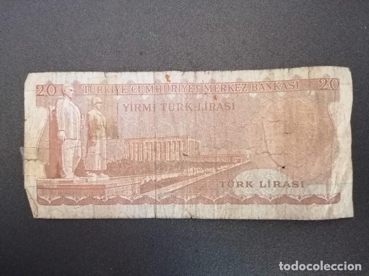 Billetes extranjeros: Billetes de Turqu&iacute;a a&ntilde;o 1970 - Foto 6