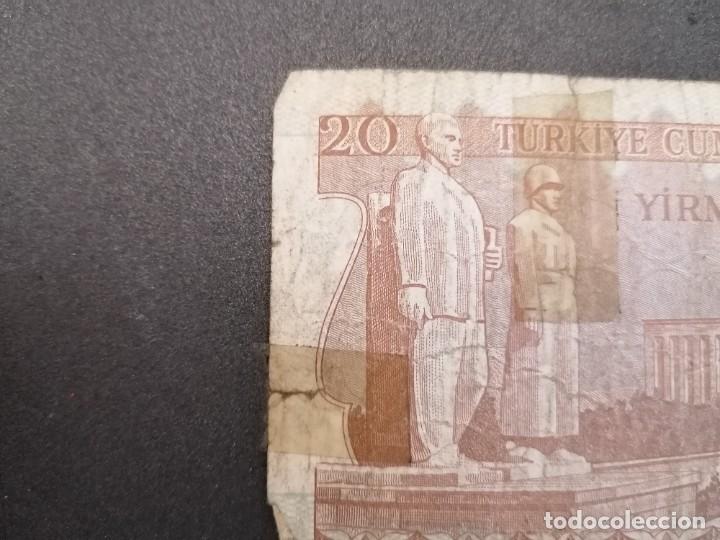 Billetes extranjeros: Billetes de Turqu&iacute;a a&ntilde;o 1970 - Foto 7