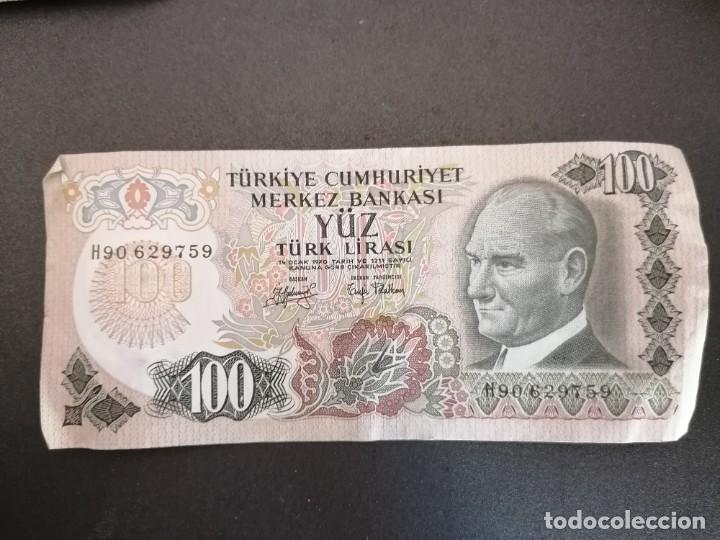 Billetes extranjeros: Billetes de Turqu&iacute;a a&ntilde;o 1970 - Foto 8