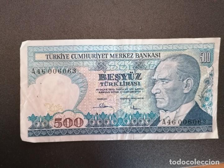 Billetes extranjeros: Billetes de Turqu&iacute;a a&ntilde;o 1970 - Foto 10