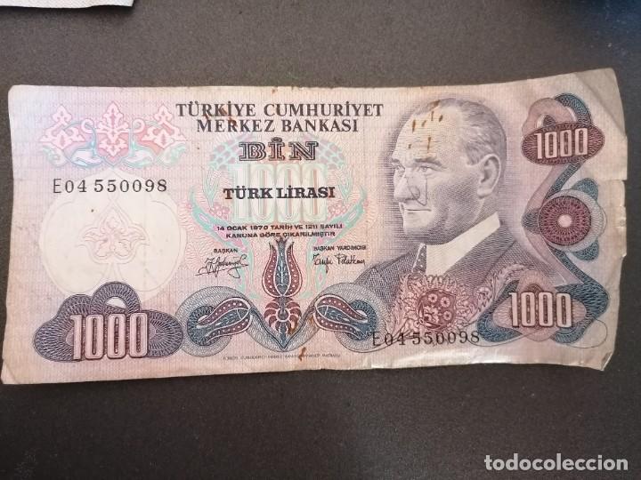Billetes extranjeros: Billetes de Turqu&iacute;a a&ntilde;o 1970 - Foto 12