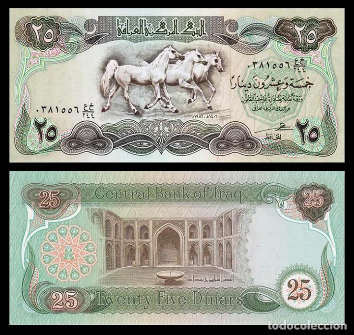 Billetes extranjeros: IRAQ: 25 dinares. SC. UNC - Foto 1