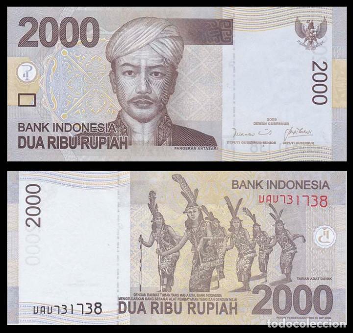 Billetes extranjeros: INDONESIA: 2000 rupias. SC. UNC - Foto 1