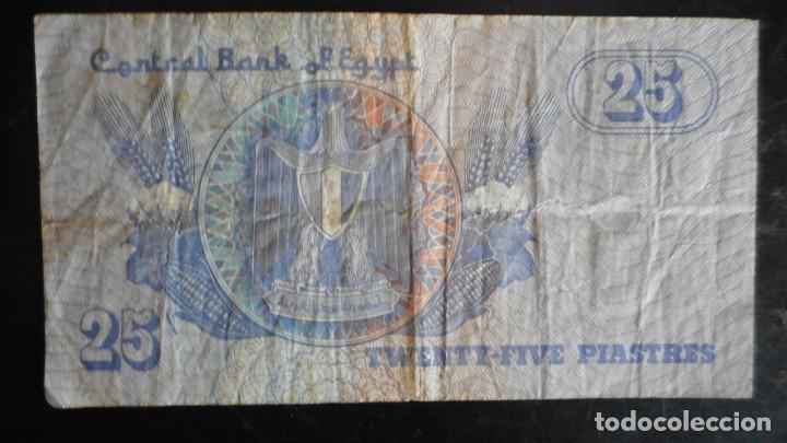 Billetes extranjeros: 25 PIASTRAS EGIPTO MBC- - Foto 2