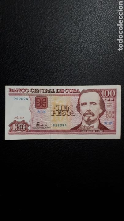 Billetes extranjeros: CUBA 100 pesos 2004 - Foto 1