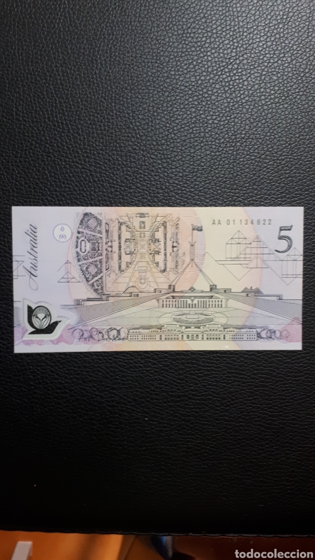 Billetes extranjeros: AUSTRALIA 5 dollars SC- EBC+ - Foto 2