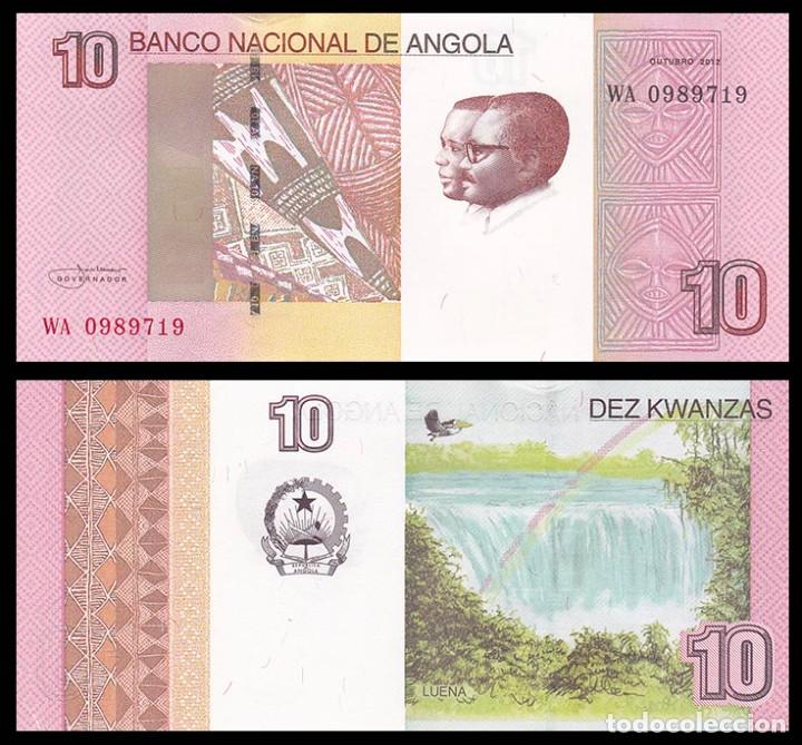 Billetes extranjeros: ANGOLA: 10 kwacha. SC. UNC - Foto 1