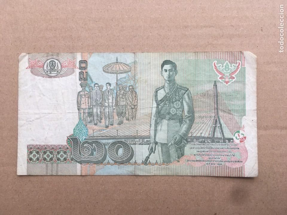 Billetes extranjeros: TAILANDIA - 20 BATH ( 2003)J9662399 RC - Foto 2