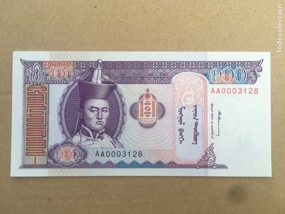 Billetes extranjeros: MONGOLIA - 100 TUGRIK 1993 SC - Foto 1
