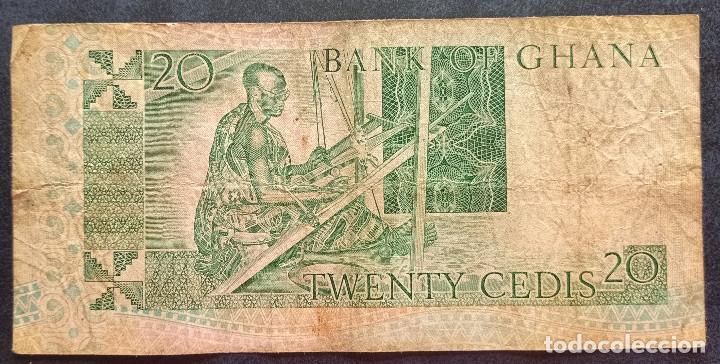 Billetes extranjeros: GHANA BILLETE DE 20 CEDIS DE 1982 - Foto 2