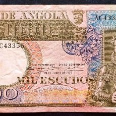 Billetes extranjeros: ANGOLA BILLETE DE 1000 ESCUDOS DE 1973