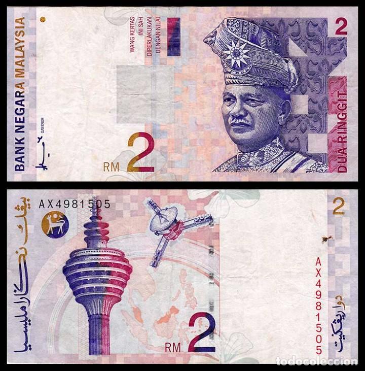 Billetes extranjeros: MALASIA: 2 ringgit - Foto 1