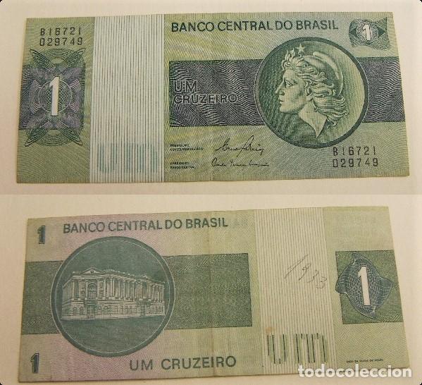 Billetes extranjeros: BILLETE DE BRASIL 1 CRUZEIRO - Foto 1
