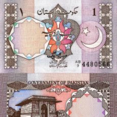 Billetes extranjeros: PAKISTAN, 1 RUPEE, 1987, P131B, UNC. Lote 240555670