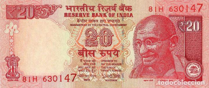 Billetes extranjeros: INDIA, 20 RUPEES, 2017, P103x, UNC - Foto 2