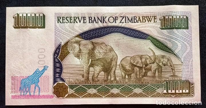 Billetes extranjeros: ZIMBABWE BILLETE DE 1000 DOLLARS DEL 2003 - Foto 2
