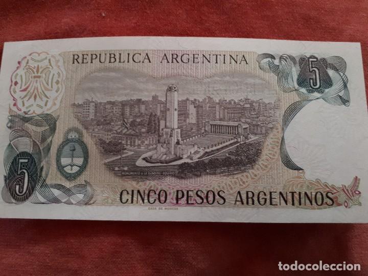 Billetes extranjeros: ARGENTINA 5 PESOS - Foto 2
