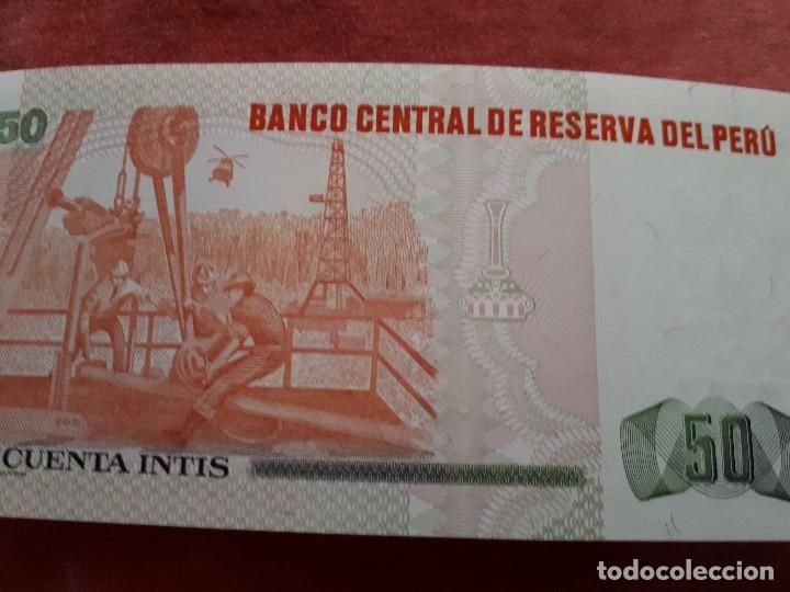 Billetes extranjeros: PERU 50 INTIS - Foto 2