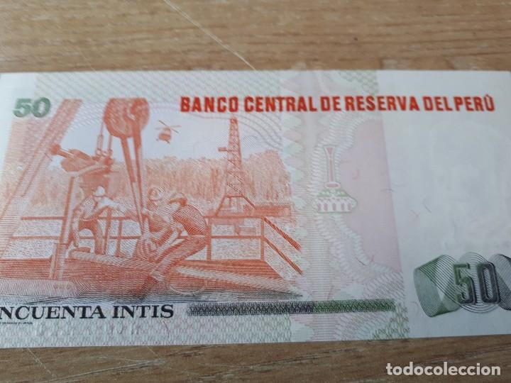 Billetes extranjeros: PERU 50 INTIS - Foto 2
