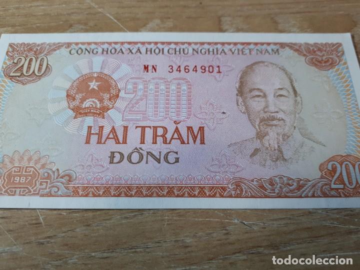 Billetes extranjeros: VIETNAM 200 DONG - Foto 1