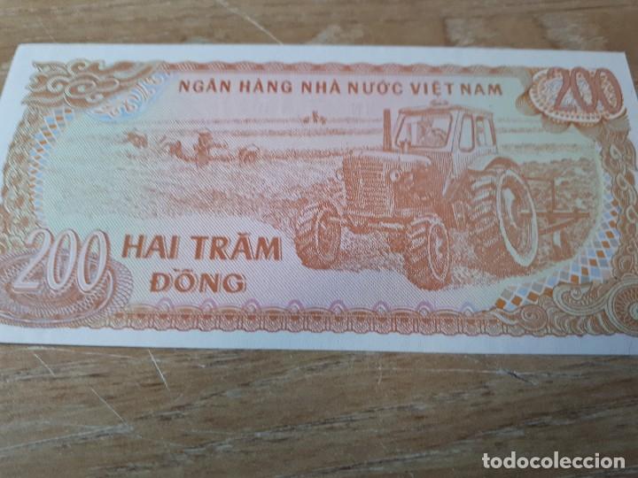 Billetes extranjeros: VIETNAM 200 DONG - Foto 2
