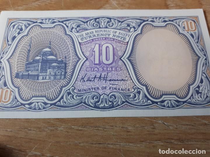 Billetes extranjeros: EGIPTO 10 PIASTRAS - Foto 2