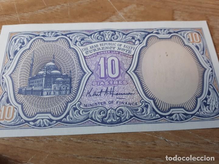Billetes extranjeros: EGIPTO 10 PIASTRAS - Foto 2