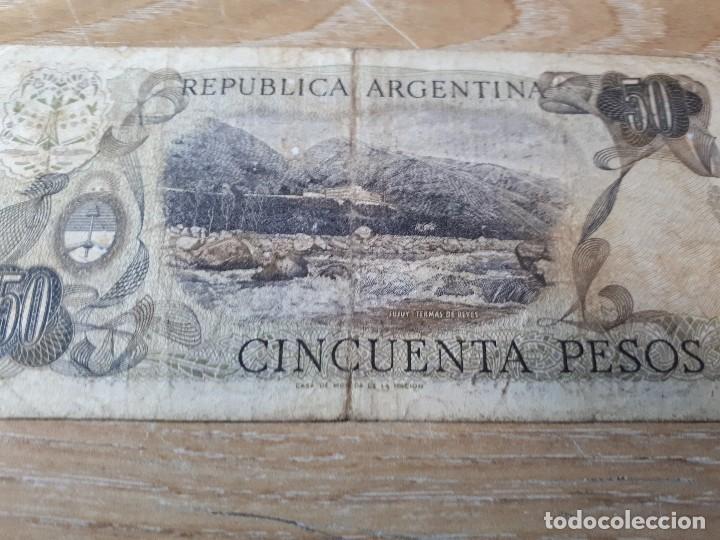Billetes extranjeros: ARGENTINA 50 PESOS - Foto 2