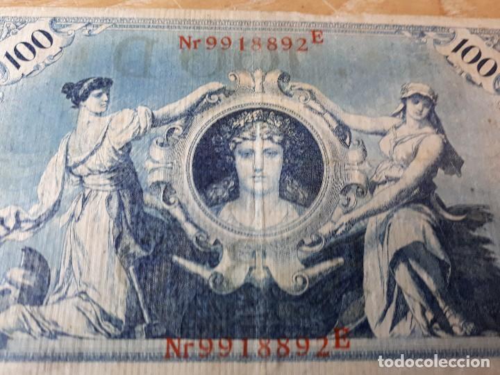 Billetes extranjeros: ALEMANIA 100 MARCOS 1908 - Foto 2