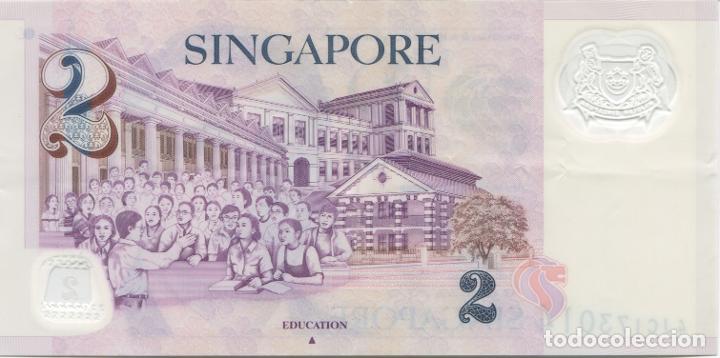 Billetes extranjeros: [#280527] Billete, 2 Dollars, 2000, Singapur, KM:45, EBC - Foto 2
