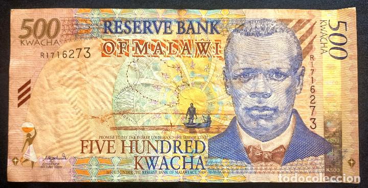 Billetes extranjeros: MALAWI BILLETE DE 500 KWACHA DEL 2003 - Foto 1