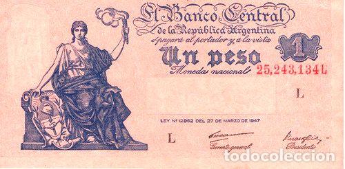 Billetes extranjeros: billete 1 peso progreso bottero n 1835 - Foto 1