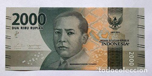 Billetes extranjeros: billete indonesia 2000 rupiah 2016 unc - Foto 1