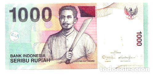 Billetes extranjeros: indonesia billete de 1000 rupiah ano 2012 - Foto 1