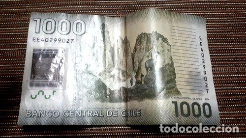 Billetes extranjeros: billete chile 1000 pesos 2014 - Foto 1