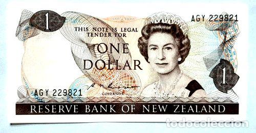 Billetes extranjeros: billete nueva zelanda 1 dolar unc - Foto 1