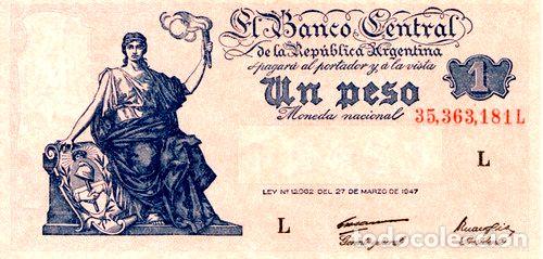 Billetes extranjeros: billete un peso progreso 417a 5 turkey - Foto 1