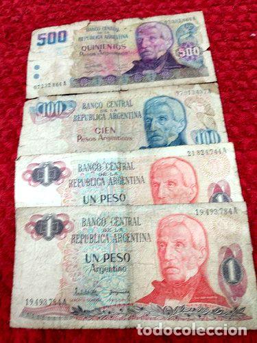 Billetes extranjeros: billetes antiguos de argentina - Foto 1