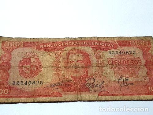 Billetes extranjeros: uruguay 100 pesos 1939 - Foto 1
