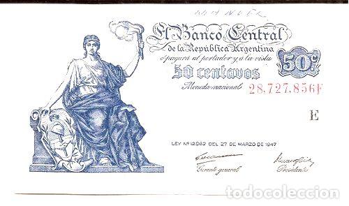 Billetes extranjeros: billete 50 centavos progreso bottero 1810 - Foto 1
