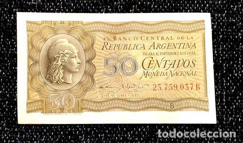 Billetes extranjeros: billete 50 centavos moneda nacional bottero 1904 - Foto 1