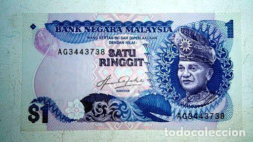 Billetes extranjeros: billete malasia 1 ringgit - Foto 1