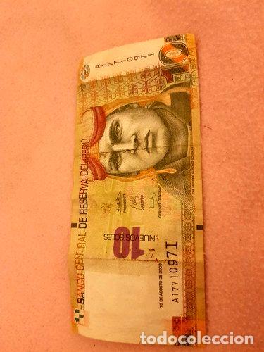 Billetes extranjeros: billete de peru 10 nuevos soles - Foto 1