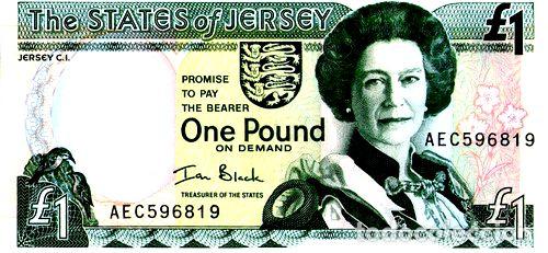 Billetes extranjeros: jersey 1 pound 2010 - Foto 1