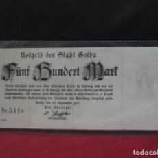 Billetes extranjeros: FUNK BUNDERT MARK SEPTIEMBRE 1922 EBC. Lote 245643015