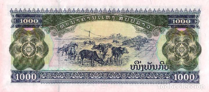 Billetes extranjeros: LAOS, 1000 Kip, P32ab, 2003, UNC - Foto 3